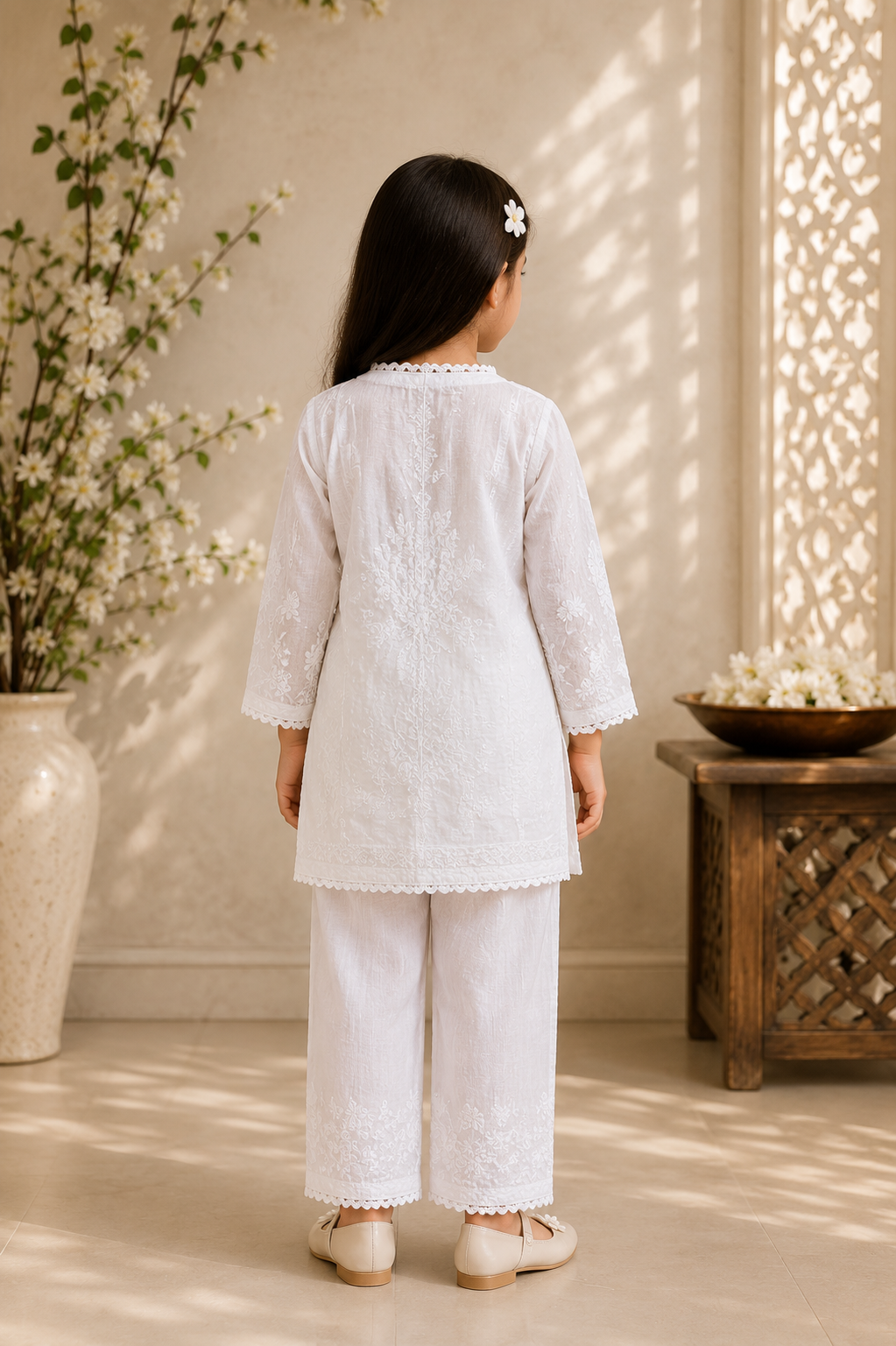 White Ruhaani co-ord