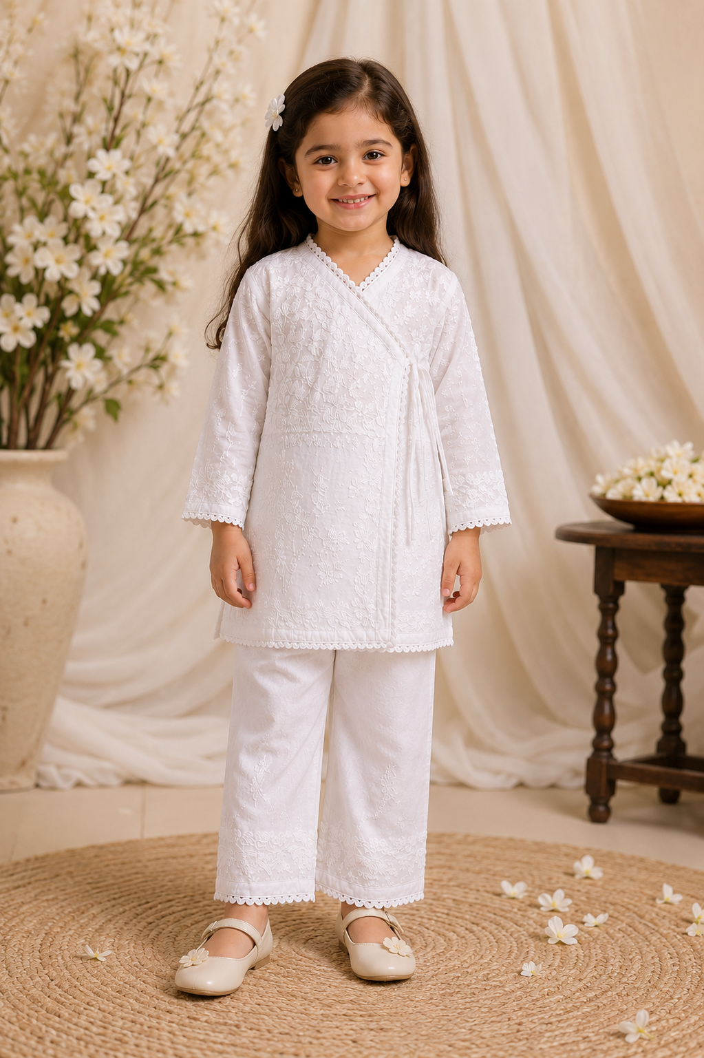 White Ruhaani co-ord
